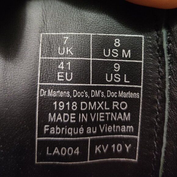 Dr. Martens1918 DMXL RO - Rick Owens, tall. Sixe 8 US M, 9 US F - Picture 2 of 6